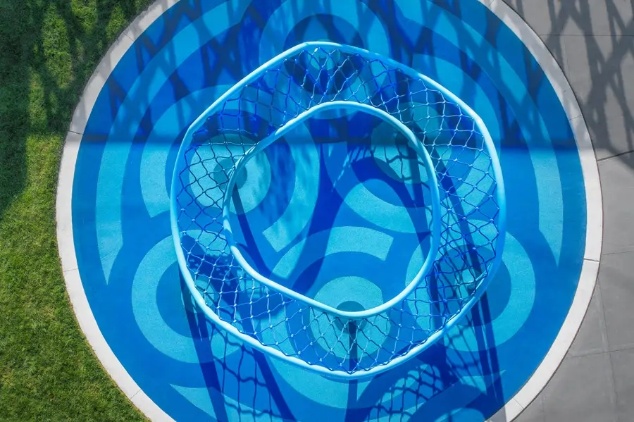 Abstract Art installation photo using EverPlay surfacing materials